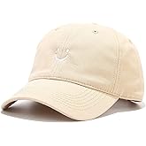 Umeepar Smile Face Baseball Cap for Women Men Adjustable Low Profile Unstructured Cotton Dad Hat