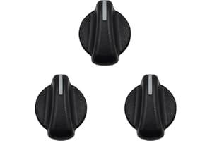 LXROAR01 3PCS AC Heater Switch Control Knob Compatible with Jeep Wrangler 1999-2006 Year, for Dodge Ram 1500 2500 3500 1998-2003 Year, for 05011218AC 5011218AC