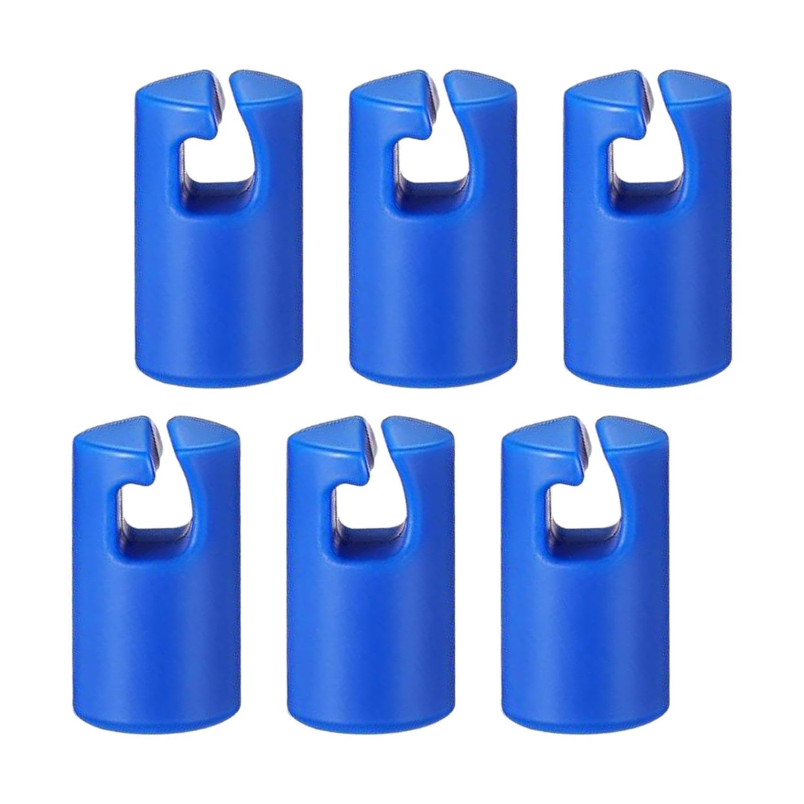 harayaa Trampoline Enclosure Pole Caps Protective Cover Supplies Repair Durable Trampoline Net Pole Top Holder for Girls Boys Home, 6pcs