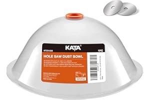 KATA 1 Piece Hole Saw Accessories Silicone, Dust Shield for Cutting Drywall and Ceiling Tile for Recessed Lights and Works wi