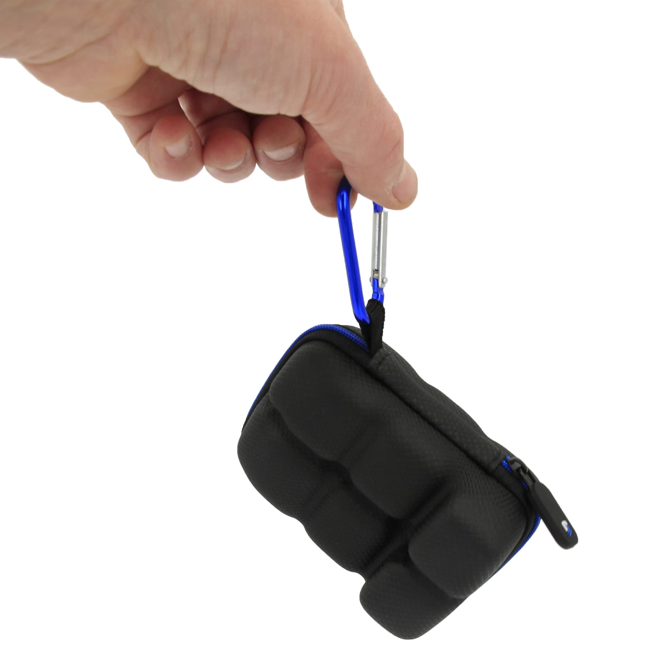 CASEMATIX Asthma Inhaler Holder Case Fits Two Standard Rescue Inhalers With Lanyard and Clip On Keychain Carabiner, Includes Asthma Case Only