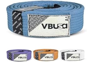 Victorbudo USA Rustic Series BJJ Belt,Judo Belt, Jiu Jitsu Pro BJJ Belts with Sleeve Bar for Ranking Stripes Size A1 - A4