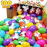 100 SETS Toy Filled Easter Eggs - 2 3/8