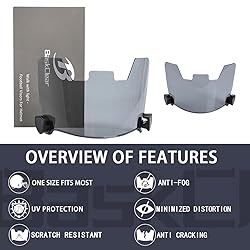 Football Visor Helmet Clear Visor, Scratch