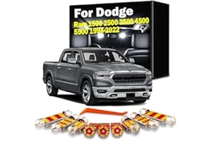 LED Bulb Interior Map Dome Trunk Door Light Kit, for Dodge Ram 1500 2500 3500 4500 5500 1994-2020 2021 2022 Sun Visor Lamp