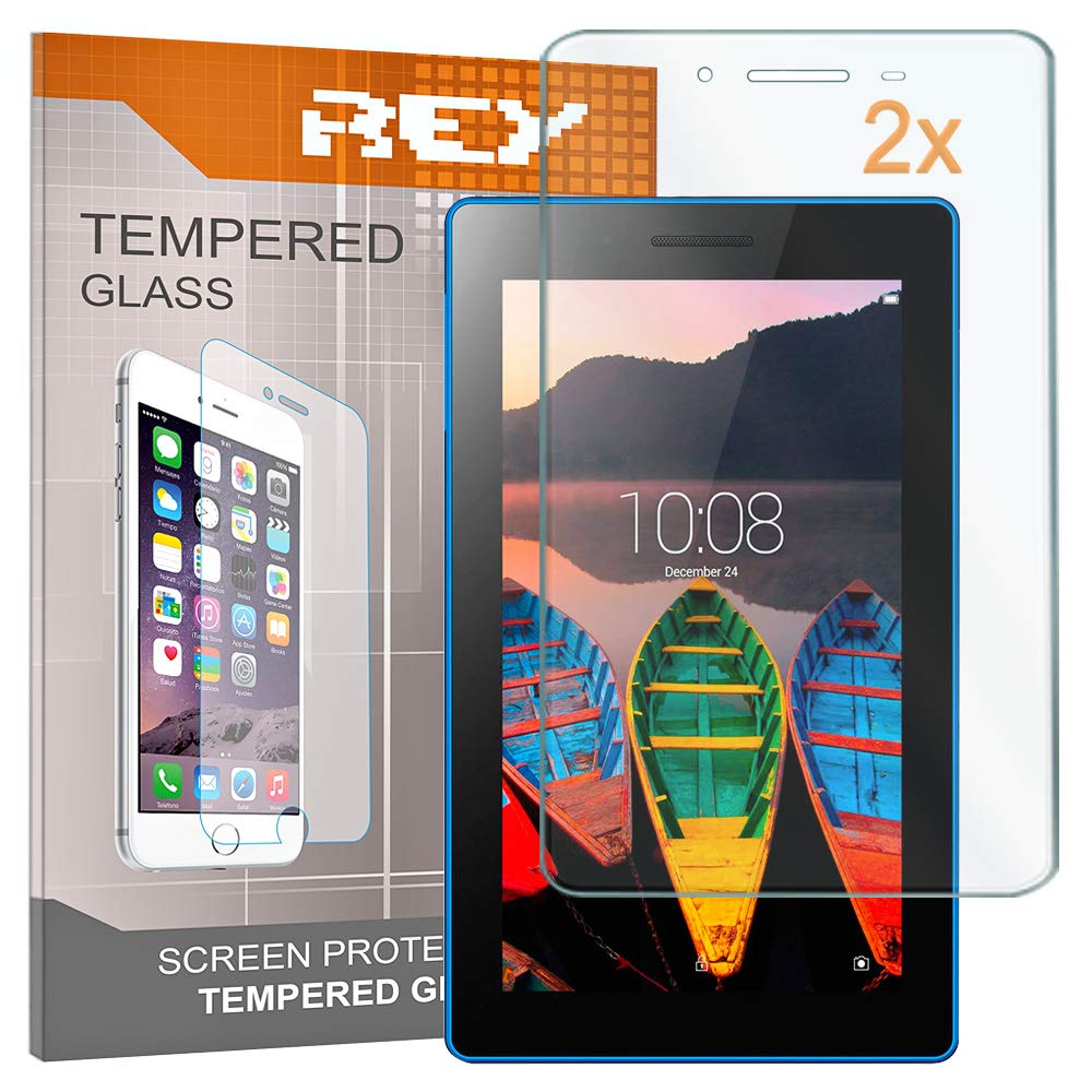 Screen Protector for LENOVO TAB 3 710 ESSENTIAL 7", Tempered Glass Film, Premium quality, [Pack 2x]