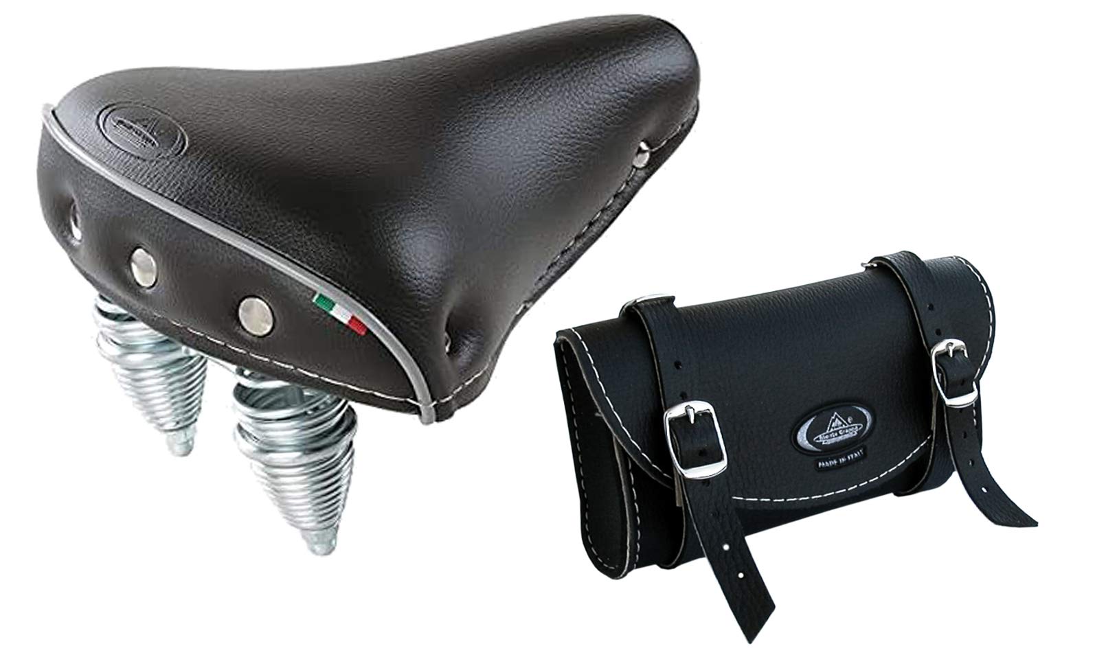 Montegrappa Cruiser Vintage Sm 110 Iris Saddle + Montegrappa Storage Bag MOD. 0016