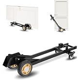 Upgrade Door Dolly, Door Installation Dolly for Single-Person Door Moving | for Maximum 2.5 inch Thickness Pre-Hung Front, Slab Doors, Load Capacity: 330LB