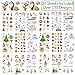 216PCS Christmas Tattoos Temporary for Kids - Holiday/Xmas Party Decorations Supplies Goodie/Gift Bags Favors Stocking Stuffers(20 Sheets)