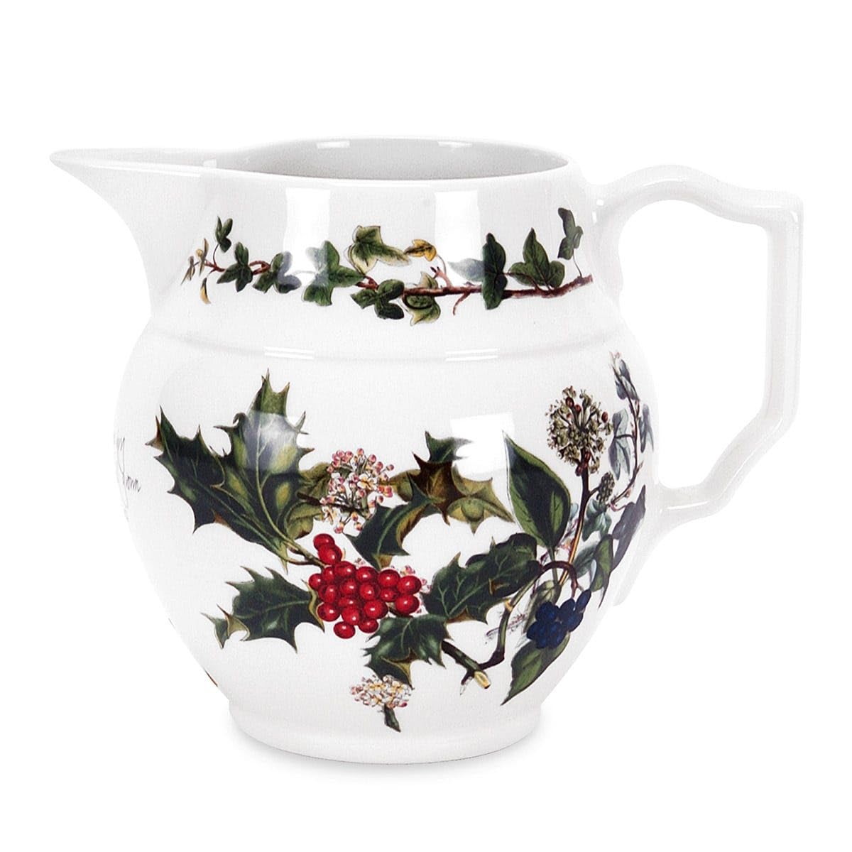 Portmeirion The Holly & Ivy Staffordshire Jug, Multi-Colour