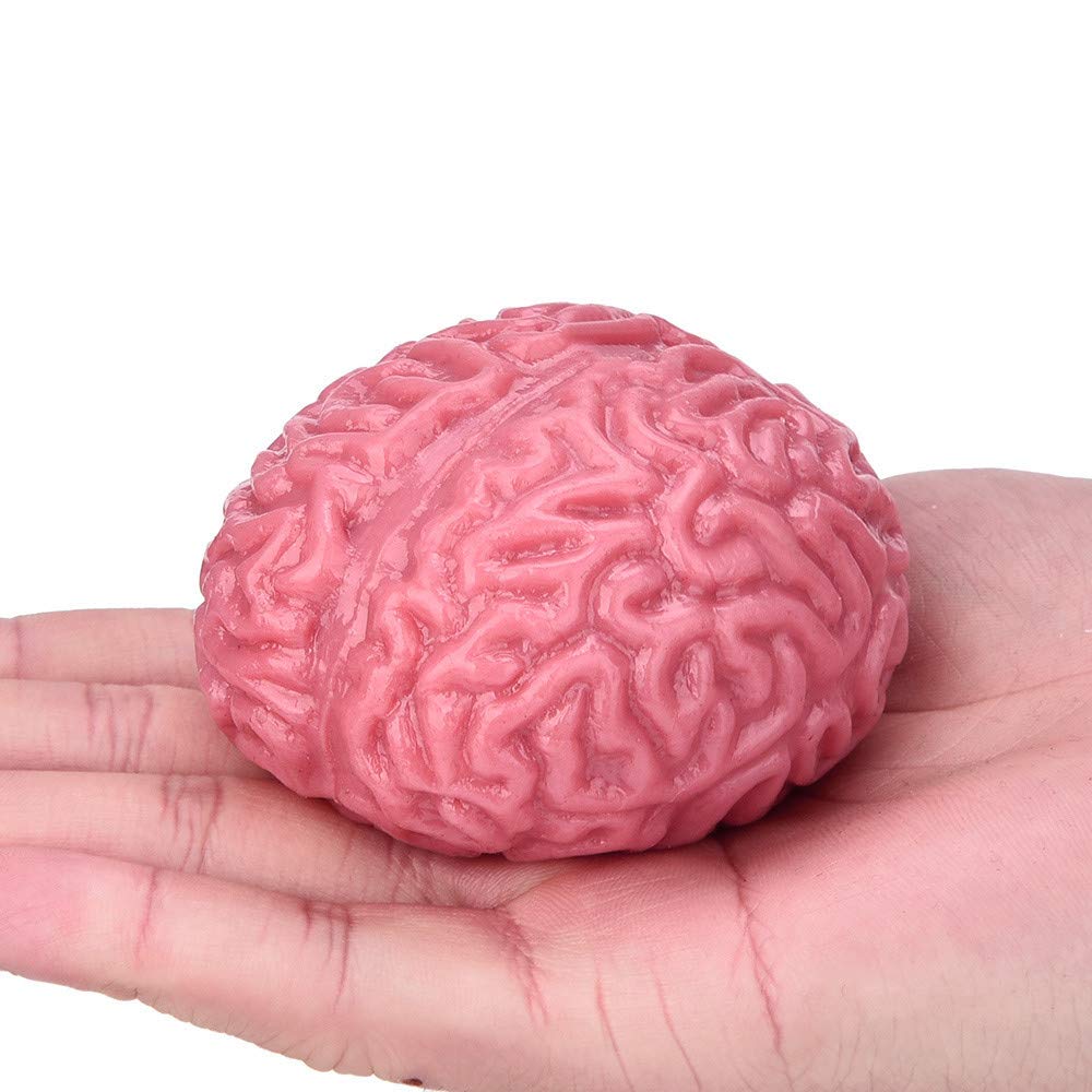 Xuways Adorable Novelty Brain Ball Doll Toy Squishy Toys Party Favors for Kids Dolls Squishies for Birthday Gift,Autism, ADHD , Decorative Props and Stress Relief