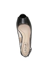 LifeStride Women's Teller Dress Sandal, Black, 8 N US