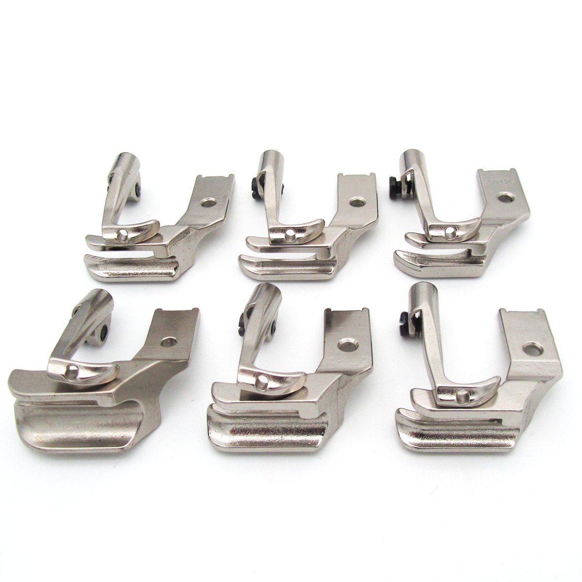 CKPSMS brand-6SET piping walking feet Compatible with/Replacement for CONSEWBrand 206RB 225 226R JUKI brand LU-562/563/1508 Single needle walking foot industrial machine(S32 1/8+3/16+1/4+5/16+3/8+1/2)