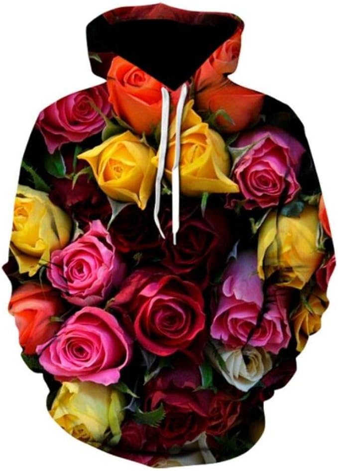 flower design hoodies