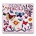 eeBoo: Colored Pencils in Butterflies and Flowers Tin Case, Set of 24, Includes 24 Colored Pencils, Easy to Close, Comes with Portable Tin Set, Allows for Creativity and Imagination