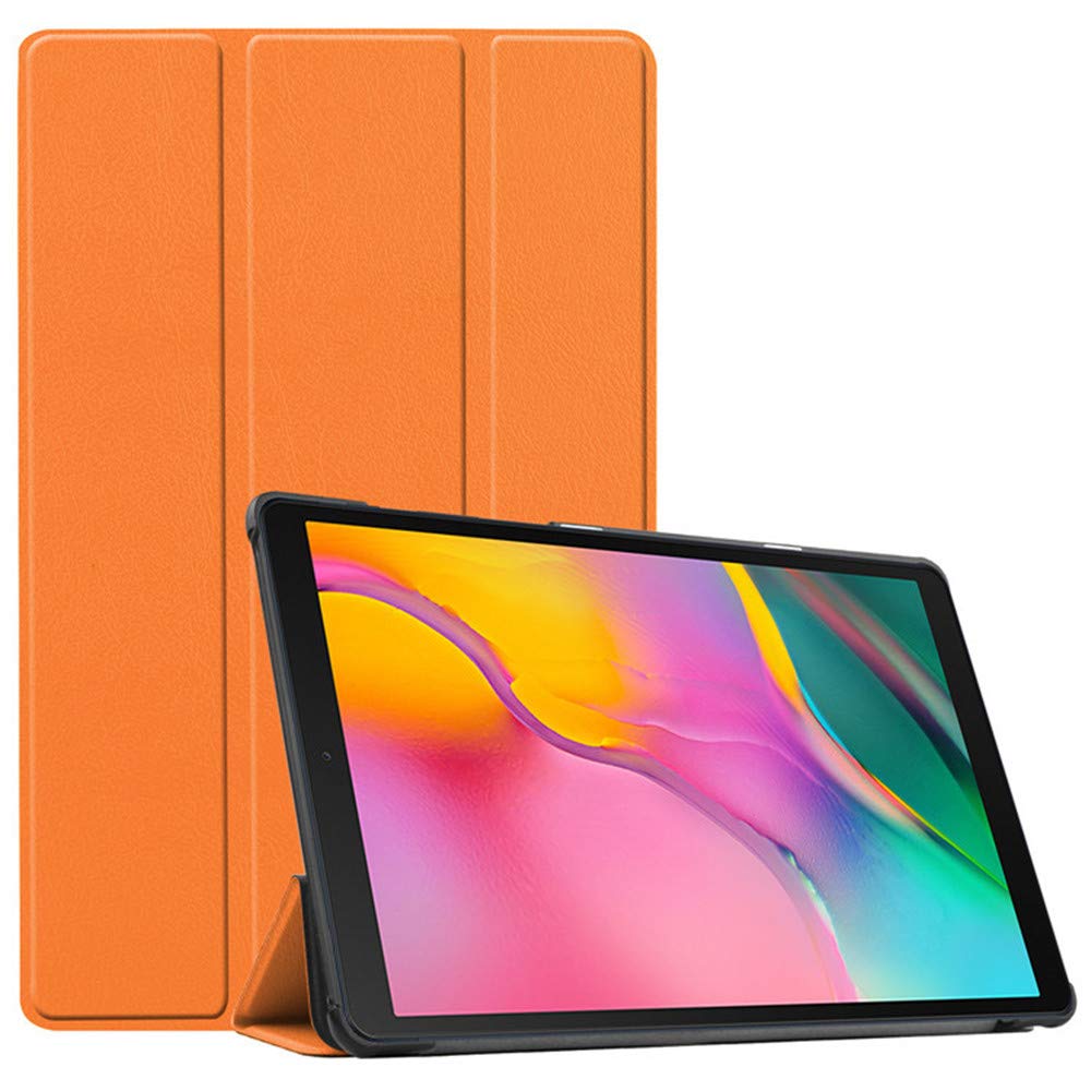 INSOLKIDON Compatible with Case for OPPO pad air 10inch 2022, Ultra Slim Lightweight TPU Silicone soft shell Magnetic Cover Case with Stand Tablet case (Orange)