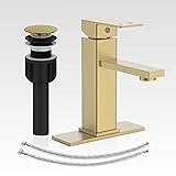 Casavilla Bathroom Faucet, Brushed Gold Bathroom