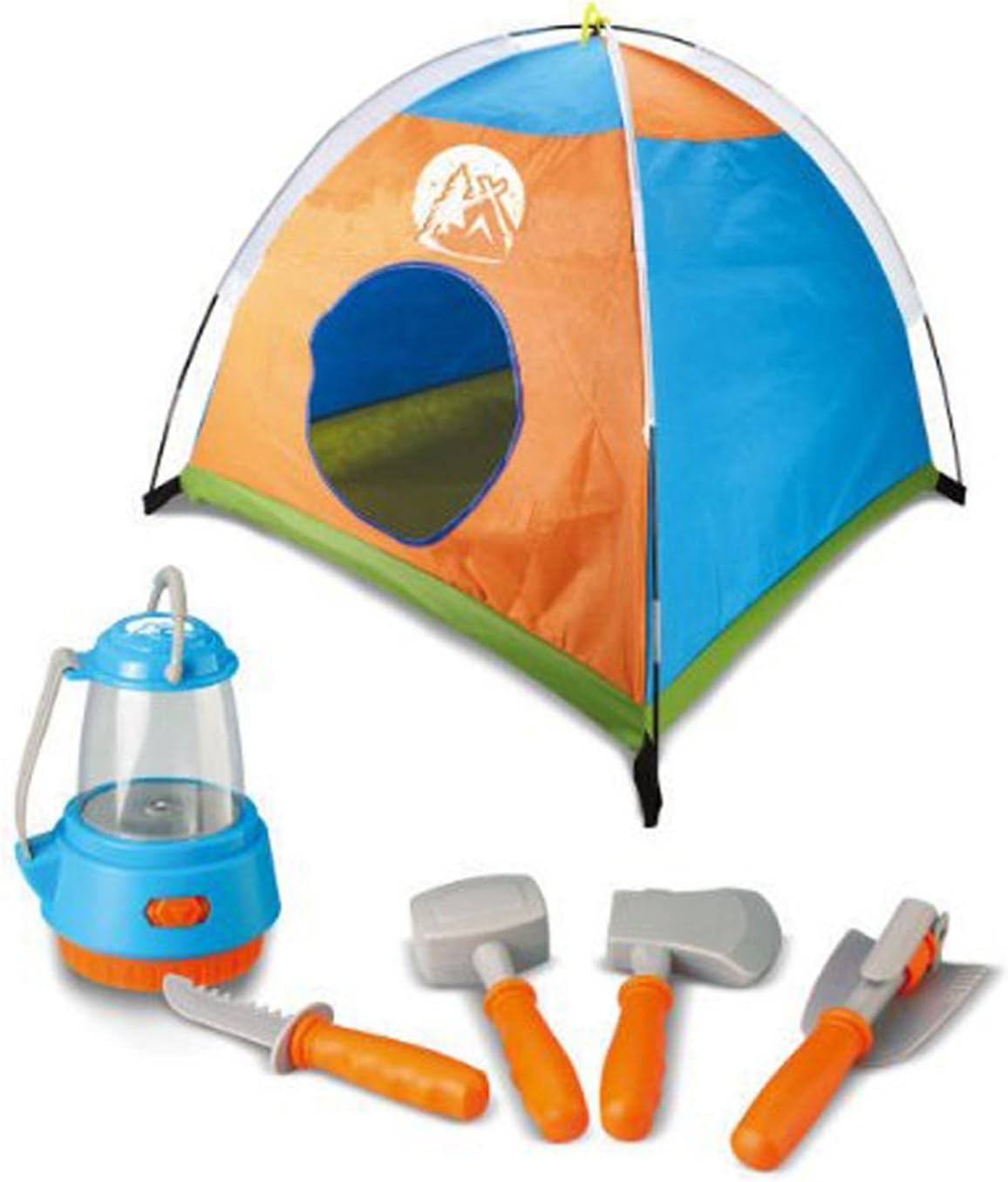 XiongCheng Little Explorer Camping Tent & Tools Toy Gear Playset w/Lantern