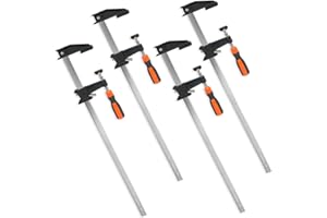 ACOSEA Woodworking Clamps,4-Pack 36 Inch Long Bar Clamps Heavy Duty Adjustable and Release Quickly,Wood Clamps Throat Depth 2.5 Inch Clamps Force 600 Lbs