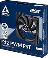 ARCTIC F12 PWM PST 120mm PC Fan 230-1350 RPM Black view 4