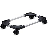 LABOBOLE Computer Tower Stand - Adjustable PC Stand for Most Desktop Towers - Elevate and Organize Your Desktop - Mobile CPU PC Holder Cart Riser Printer