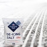 Peacock White De-Icing Rock Salt 15kg Bag for Ice and Snow Clearing view 4