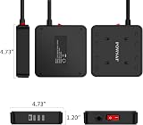 POWSAF Power Strip 4 AC Outlets 4 USB Ports 2M Extension Cord Black view 7