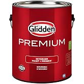 Glidden Premium 1 gal. #PPG1024-5 Stonehenge Greige Eggshell Interior Latex Paint PPG1024-5P-01E