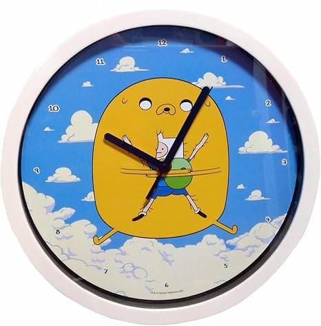 Amazon Co Jp アドベンチャータイム Adventure Time ウォールクロック 掛け時計 時計 ジェイク フィン グッズ かわいい インテリア おしゃれ 子供部屋 プレゼント ギフト クリスマス 入学祝い 子供の日 誕生日 ホビー