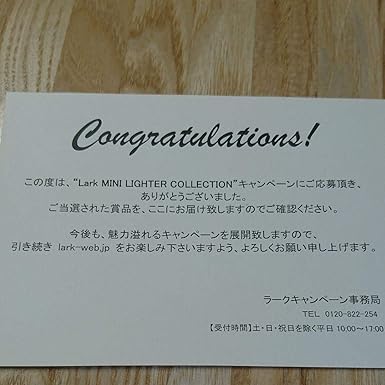 Amazon Co Jp 懸賞当選品 Lark ミニライター ラーク ホビー 通販