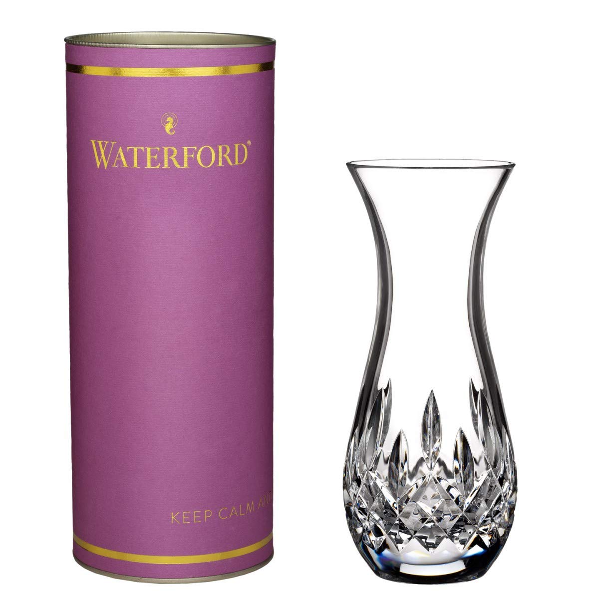 Waterford Giftology Lismore Sugar Bud Vase, 7.5x7.5x15cm, Lead Crystal