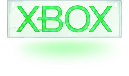 Xbox Logo LED Neon Light - Officially Licensed Free Standing or Wall Mountable Light Sign - Game Room Accessories and Decor for Gamers | Paladone, Green