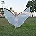 Dance Fairy Kids Belly Dance ISIS Wing Halloween Costume for Children,White(No sticks)