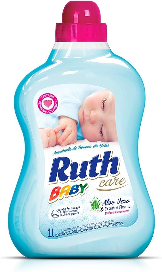 Amaciante Care Baby 1l, Ruth, Azul, Médio