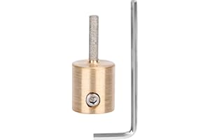 SERLIUM Fine Diamond Grinder Bits, Diamond Grinding Wheel Stained Ceramic Glass Abrasive Tool for Inland Gryphon Delphiglass Glastar Glass Grinder(MCB18)