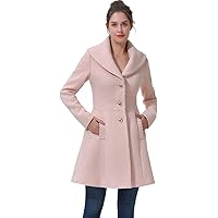 Amazon.com: BGSD Women Kay Boucle Wool Blend Fit and Flare Walking