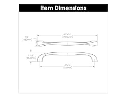 Hickory Hardware 5 Pack Solid Core Kitchen Cabinet