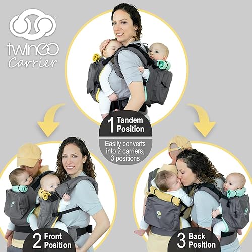 TwinGo Carrier Original Model (Grey, Green Yellow) Fully