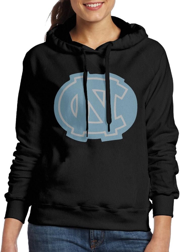 UFBDJF20 University Of North Carolina Hooded Sweatshirt For Women Black