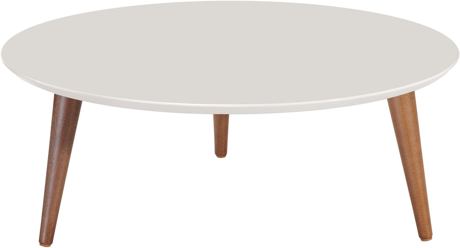 Manhattan Comfort Moore Modern Short Coffee Table, Off- Off-White