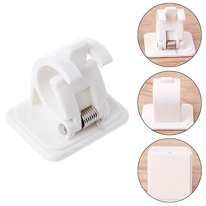 Wuweiwei12 2 Pcs Curtain Rod Brackets Self Adhesive Curtain