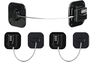 AIXIAOYA Refrigerator Lock Fridge Locks for Kids Keyless Child Safety Cabinet Locks for Cabinets Closets Drawers Window Electrical Appliances