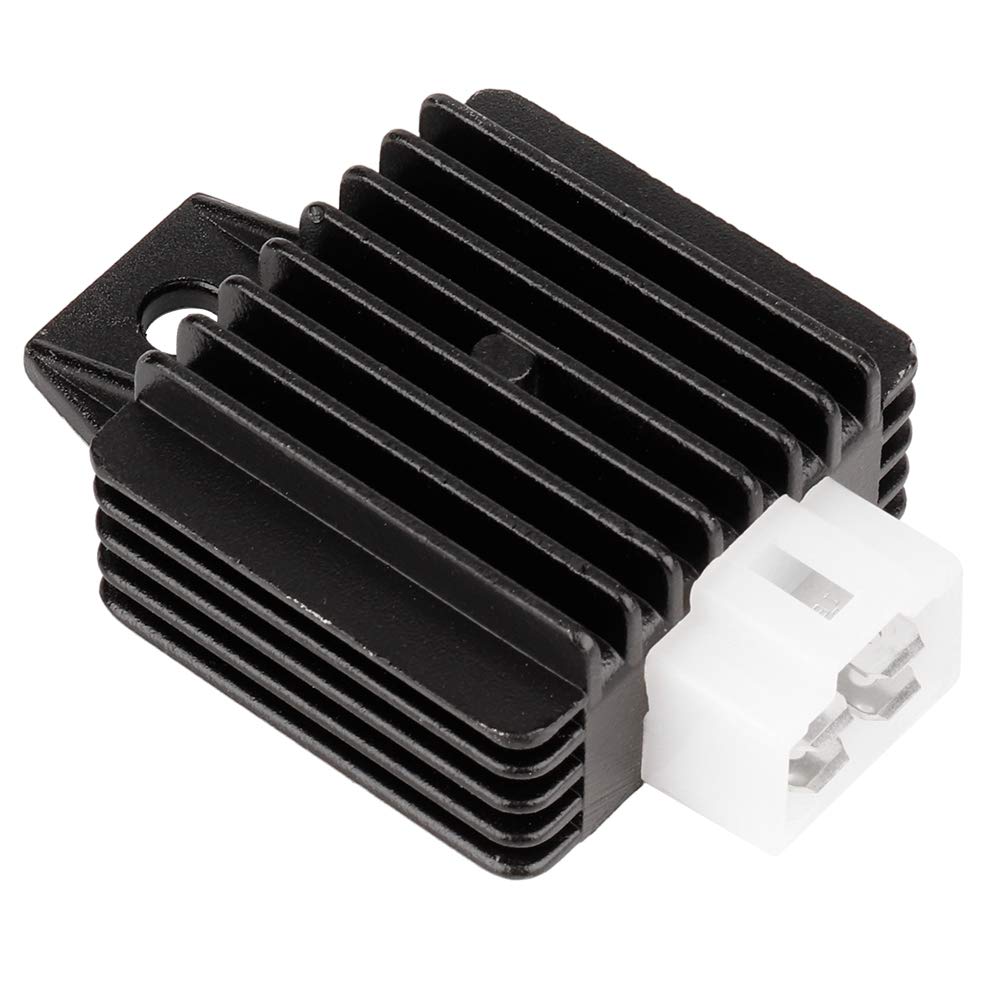 Aramox Motorcycle 12V Aluminum Alloy Full Wave Voltage Regulator Rectifier Fit for GY6