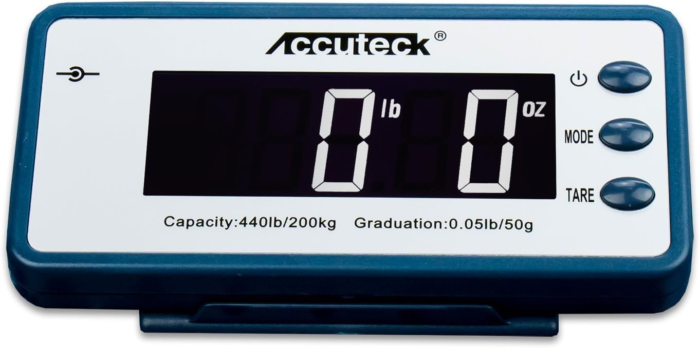 Accuteck 440lb Heavy Duty Digital Metal Industry Shipping Postal scale (ACB440), Assorted Colors : Office Products