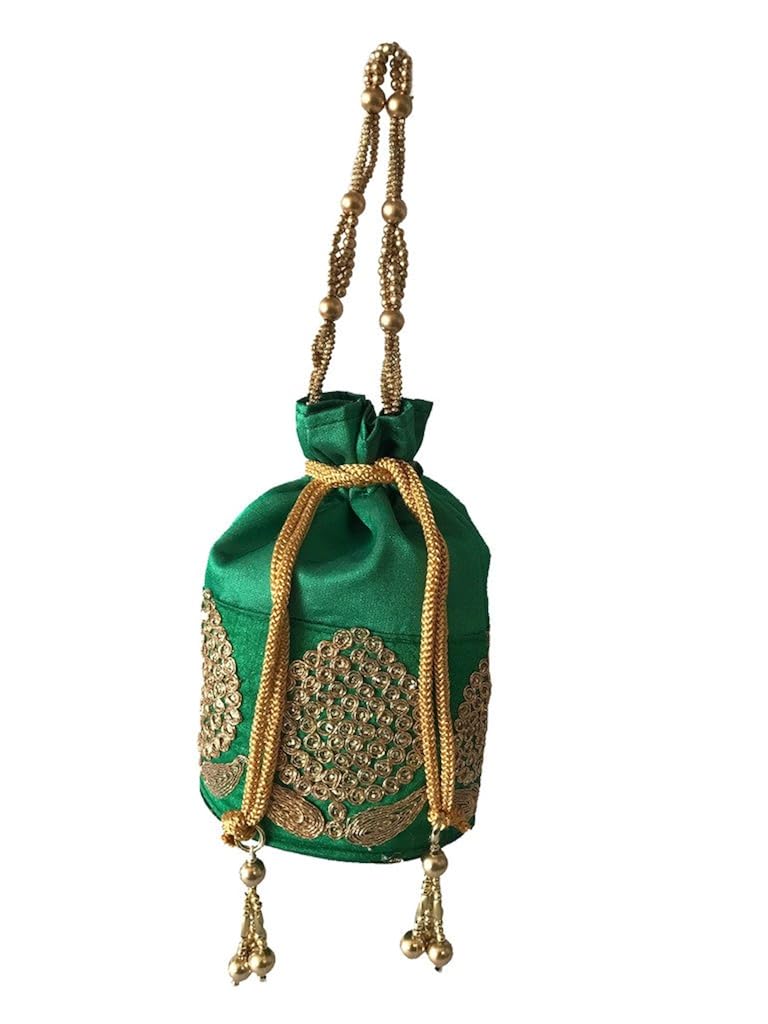 generic women's fancy designer potli green wi-60-po-grn