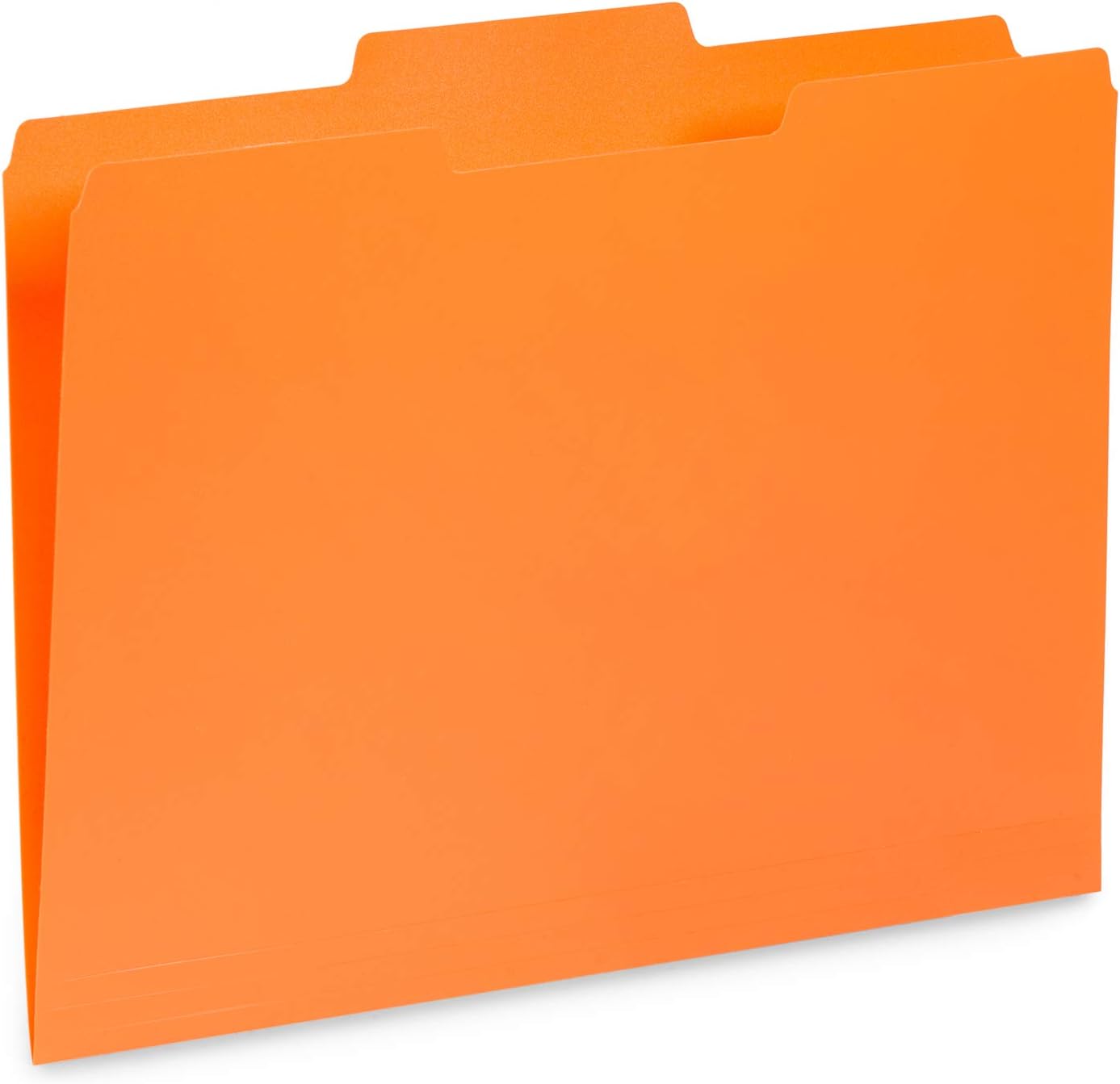 Blue Summit Supplies Plastic File Folders, 1/3 Cut Tab, Heavy Duty Multi Colored Poly Folders, Letter Size, 30 Pack : Office Products