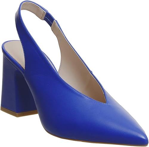 chunky slingback heels