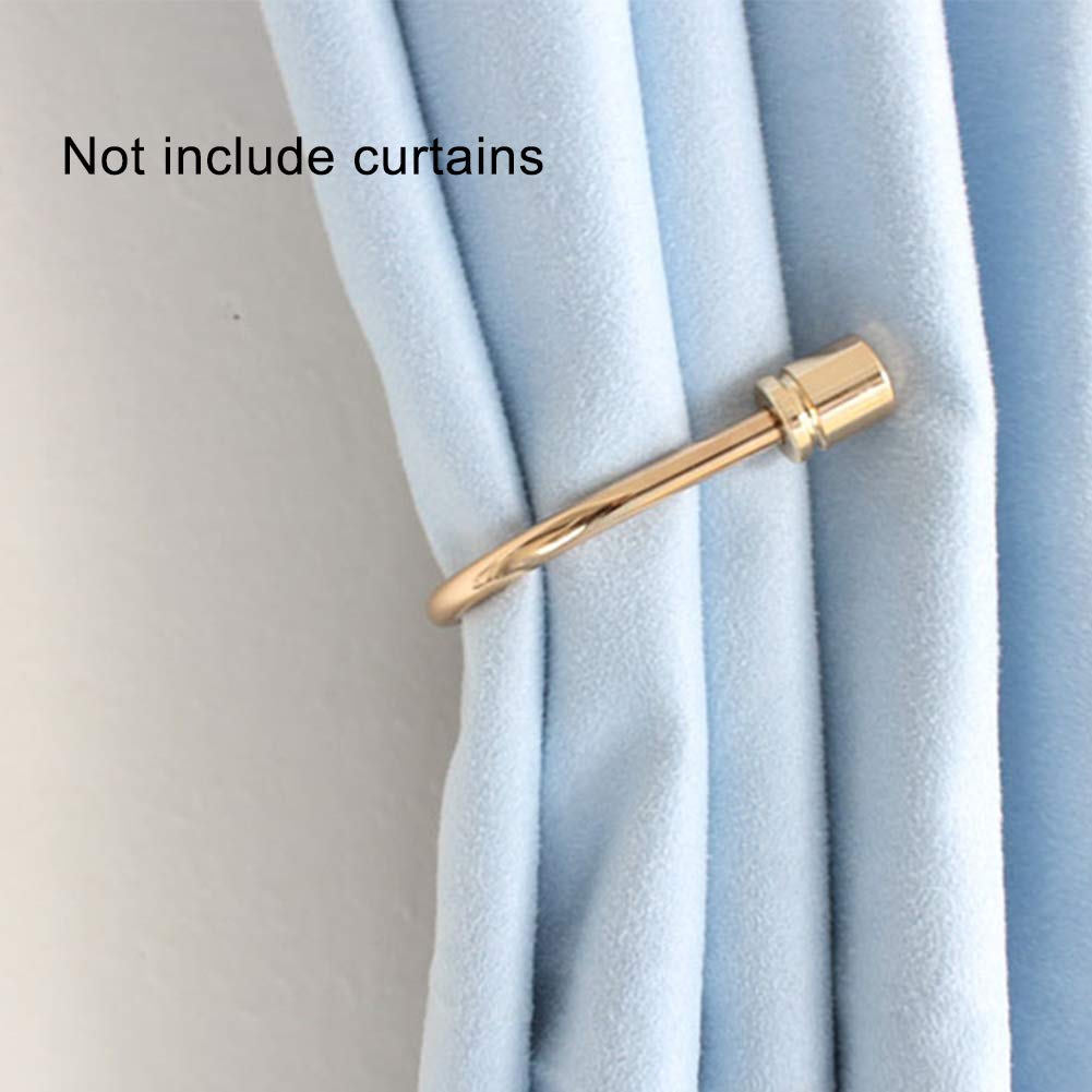 1 Pair U Shaped Zinc Alloy Tie Backs Modern Design Elegant