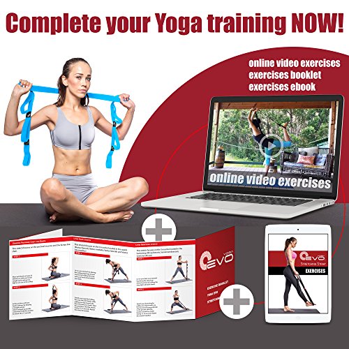 image for Yoga EVO Yoga Strap for Stretching - Elastic Stretching Strap for Phys