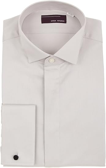 Amazon Co Jp ヨウフクノアオヤマ 洋服の青山 モダ リトルノ Moda Ritorno オールシーズン用 セレモニー用ドレスシャツ ダブルカフス ウイングカラー 39cm84cm Waf0015 服 ファッション小物